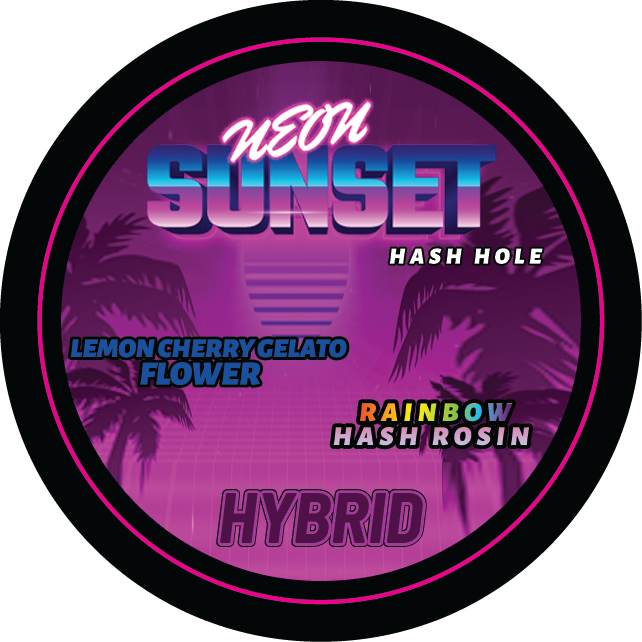 Top Shelf Hash Hole 1.875" Round Stickers
