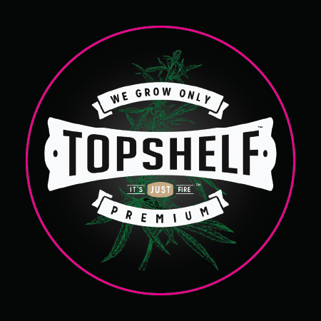 Top Shelf Medium Strain Stickers 1.25in