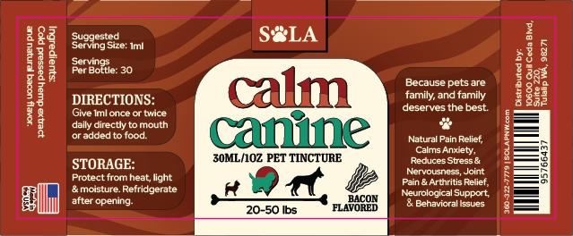 Tincture Label