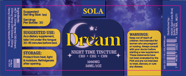 Tincture Label