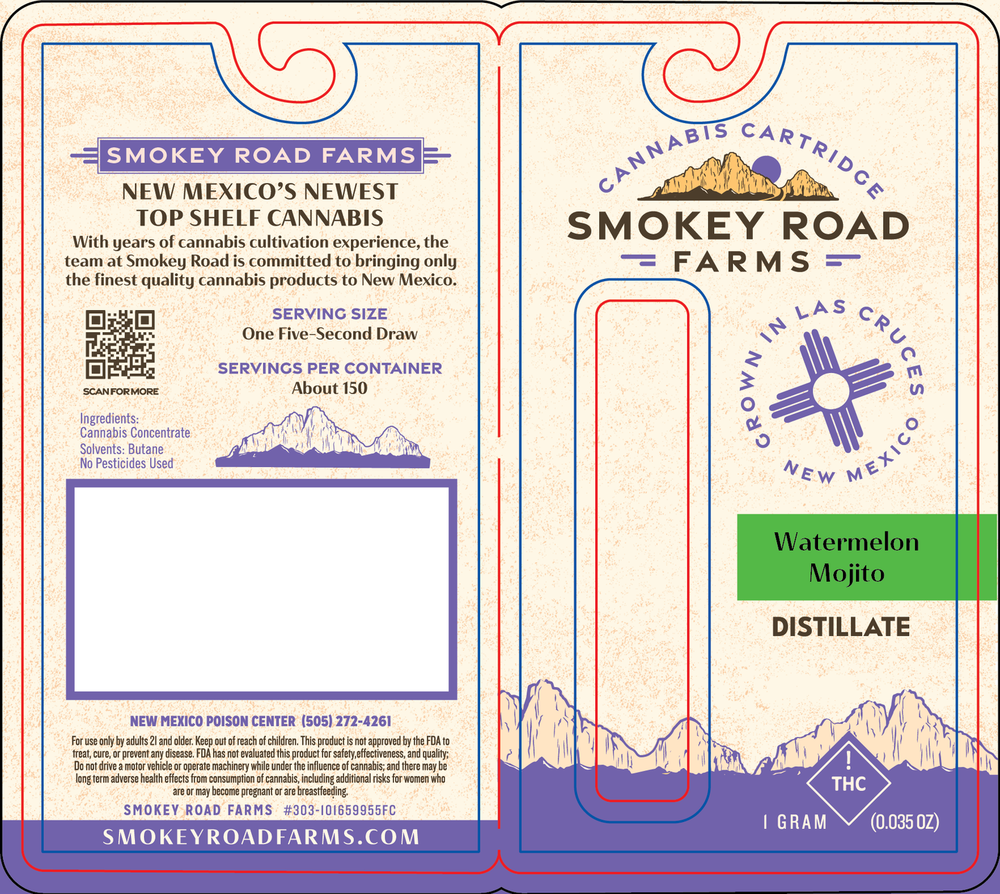Smokey Road Farms Distillate Vape (NM)
