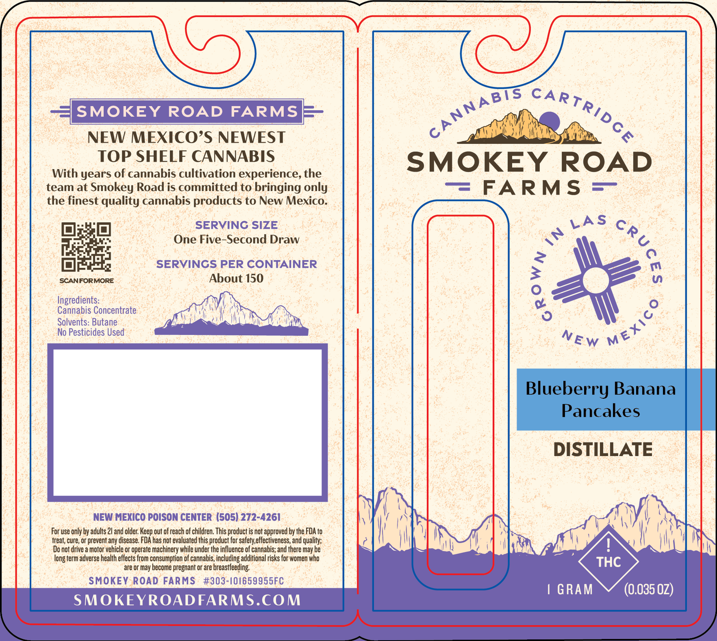 Smokey Road Farms Distillate Vape (NM)
