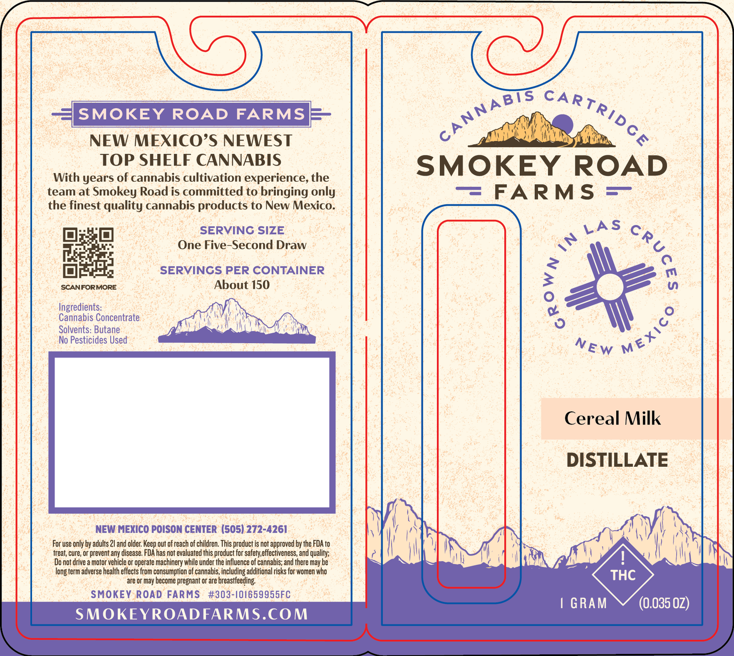 Smokey Road Farms Distillate Vape (NM)