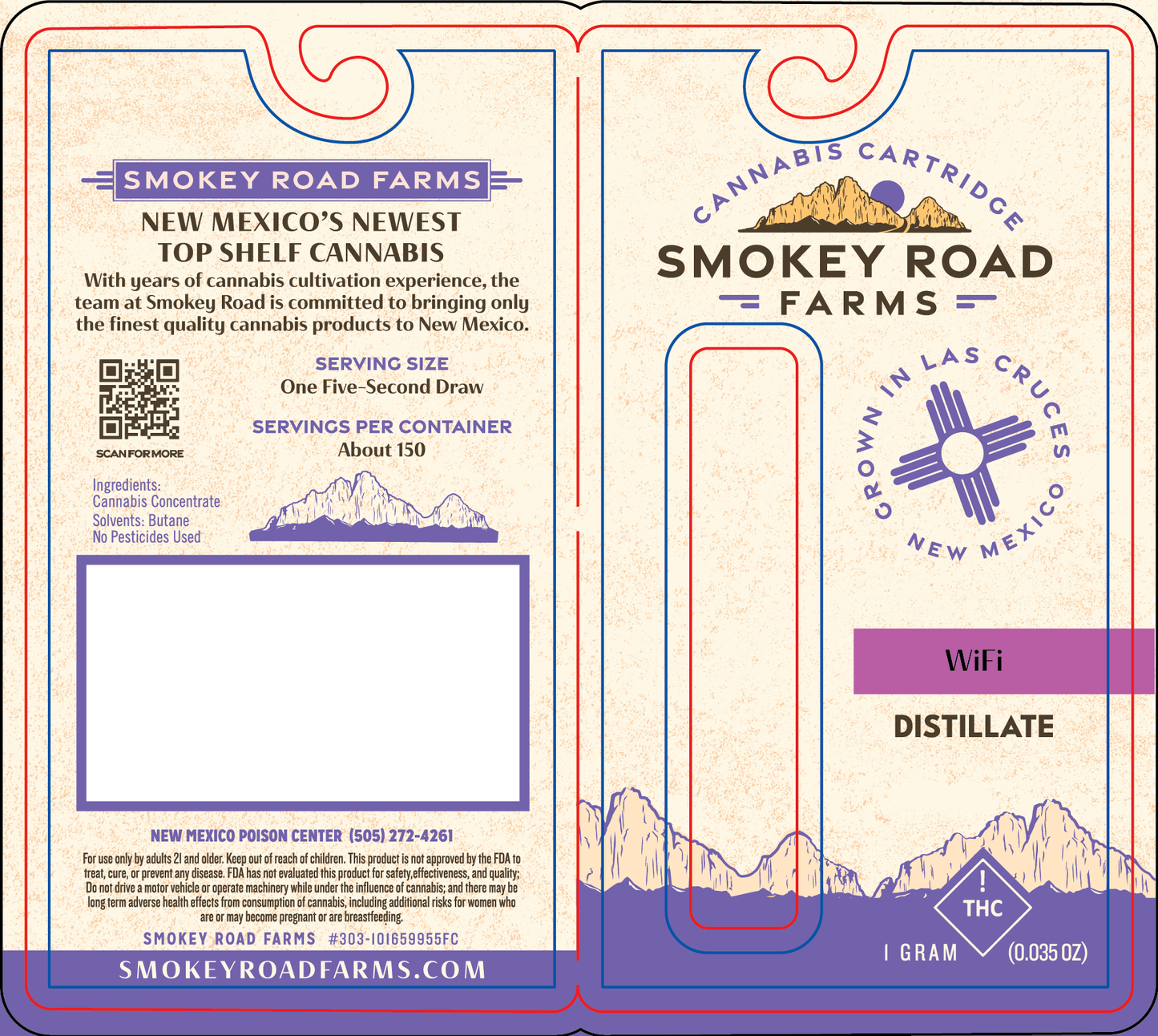 Smokey Road Farms Distillate Vape (NM)