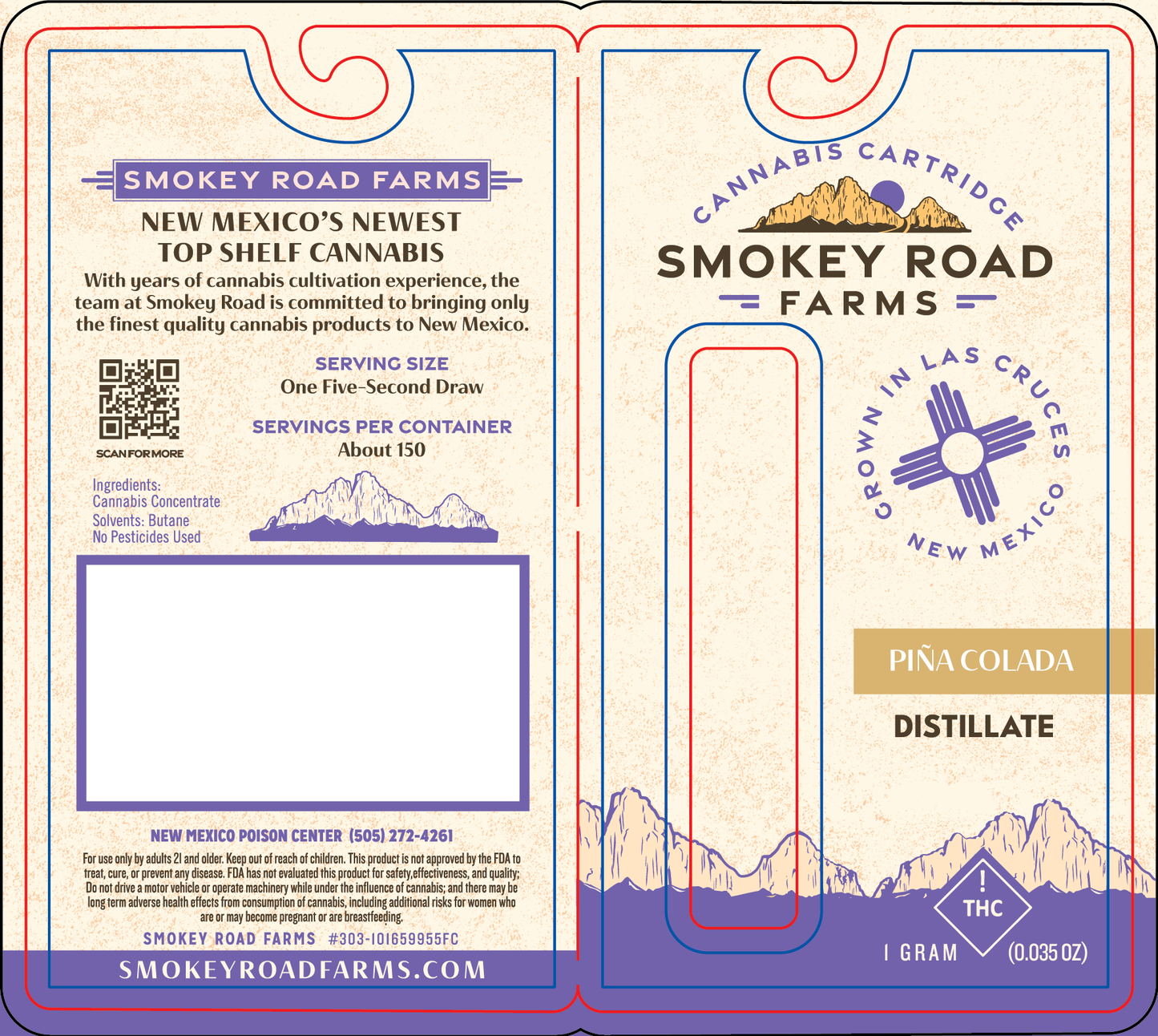 Smokey Road Farms Distillate Vape (NM)