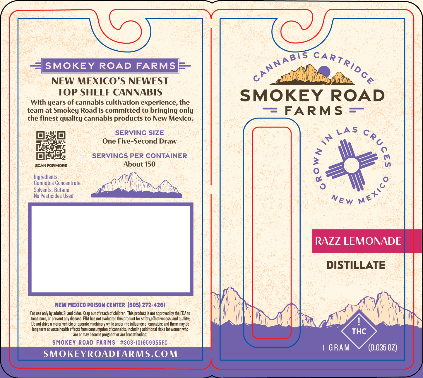 Smokey Road Farms Distillate Vape (NM)