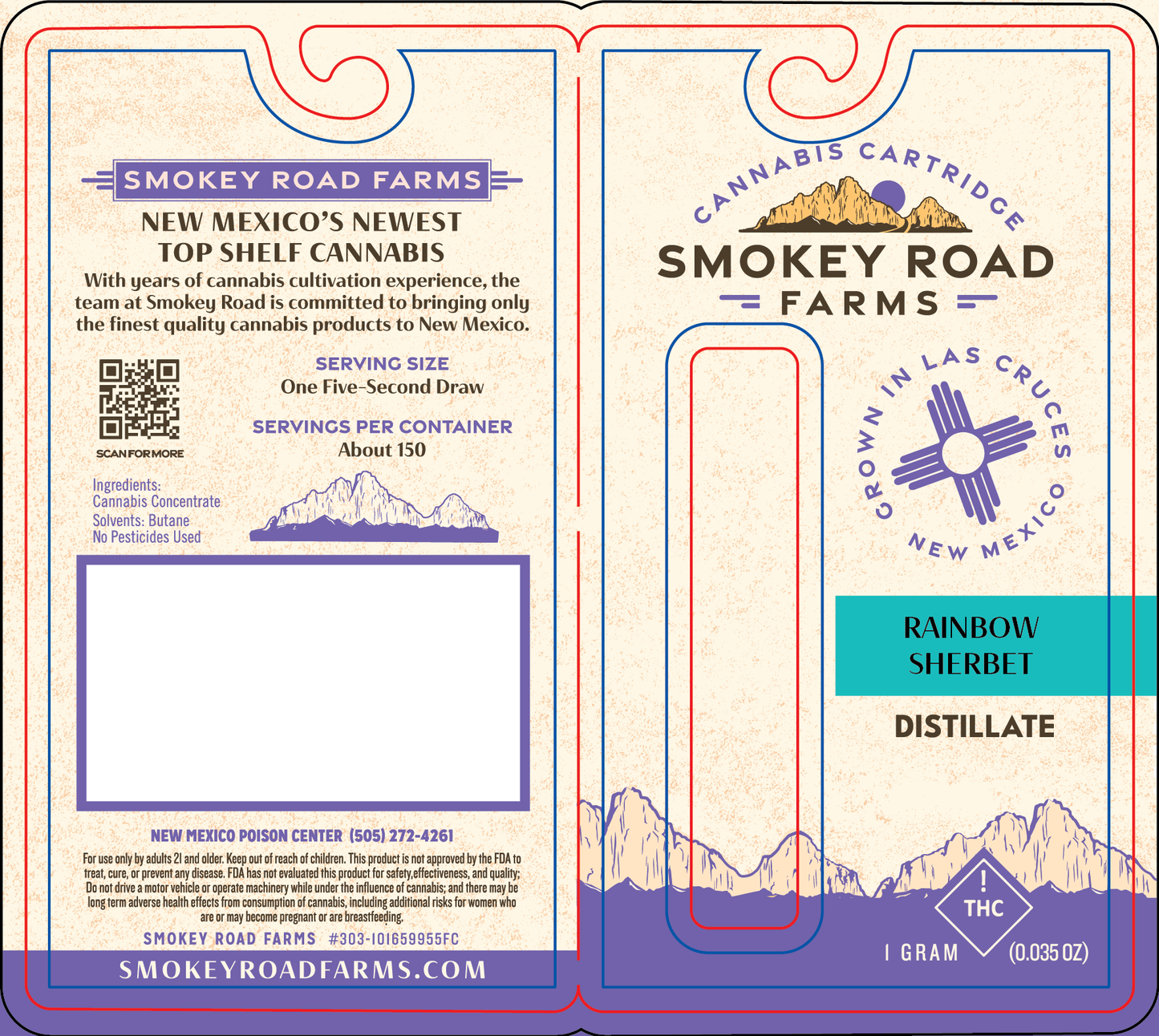 Smokey Road Farms Distillate Vape (NM)
