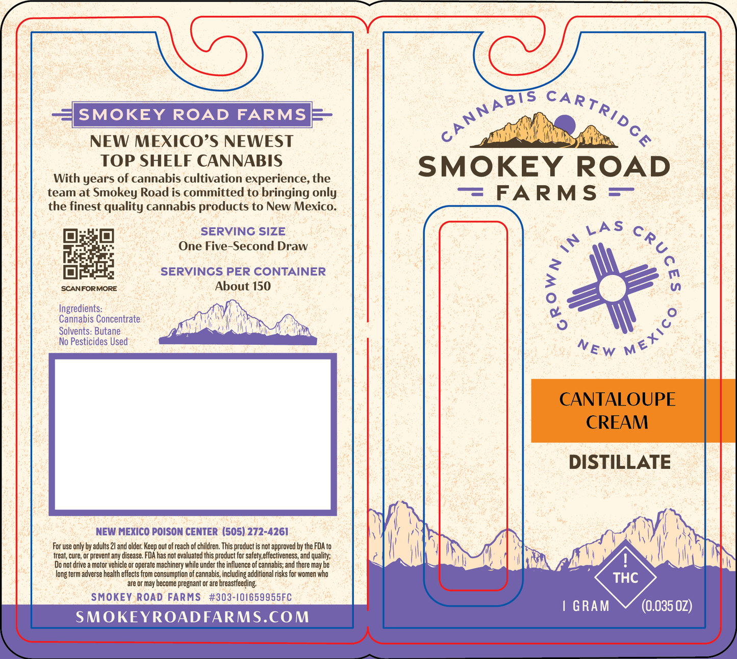 Smokey Road Farms Distillate Vape (NM)