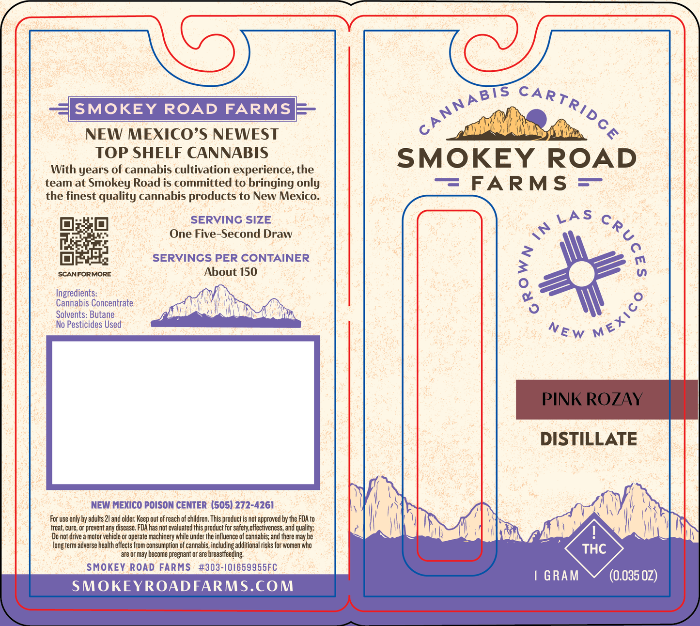 Smokey Road Farms Distillate Vape (NM)