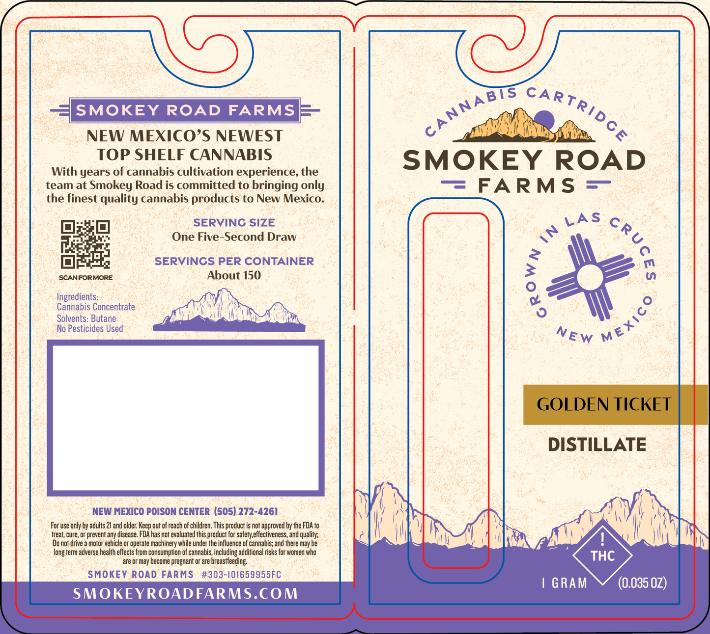 Smokey Road Farms Distillate Vape (NM)