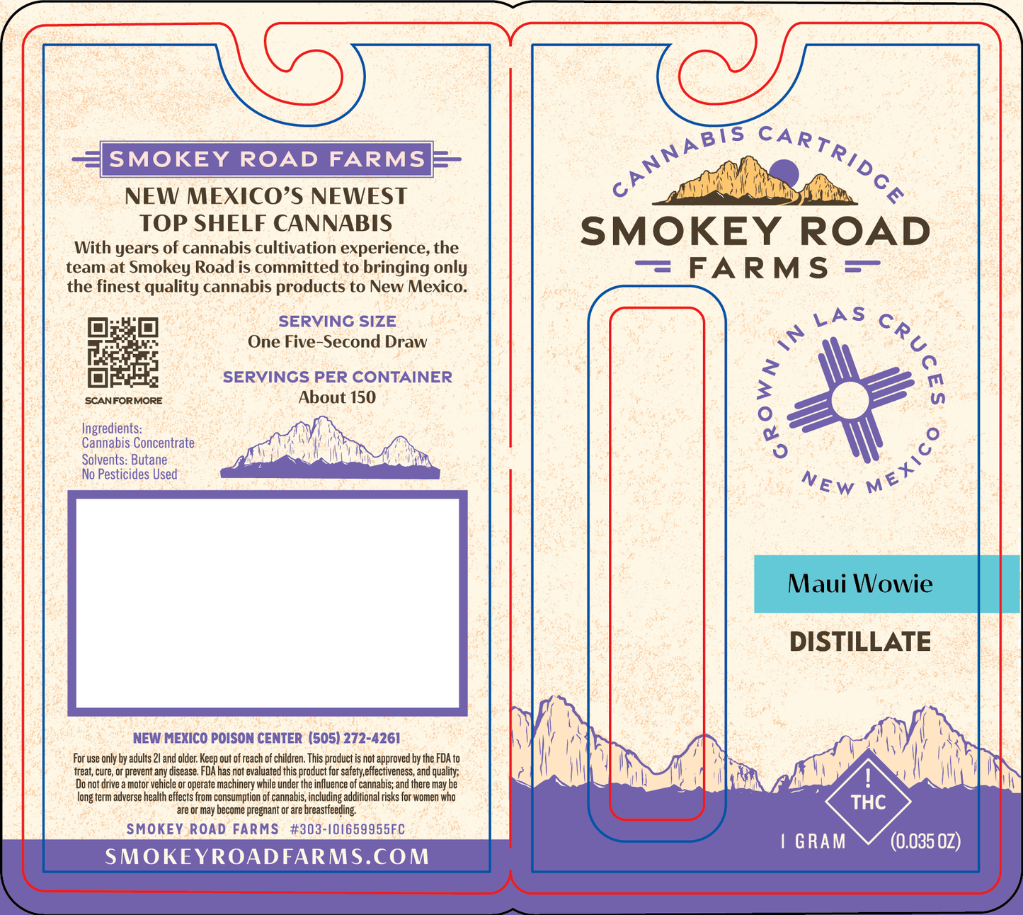 Smokey Road Farms Distillate Vape (NM)