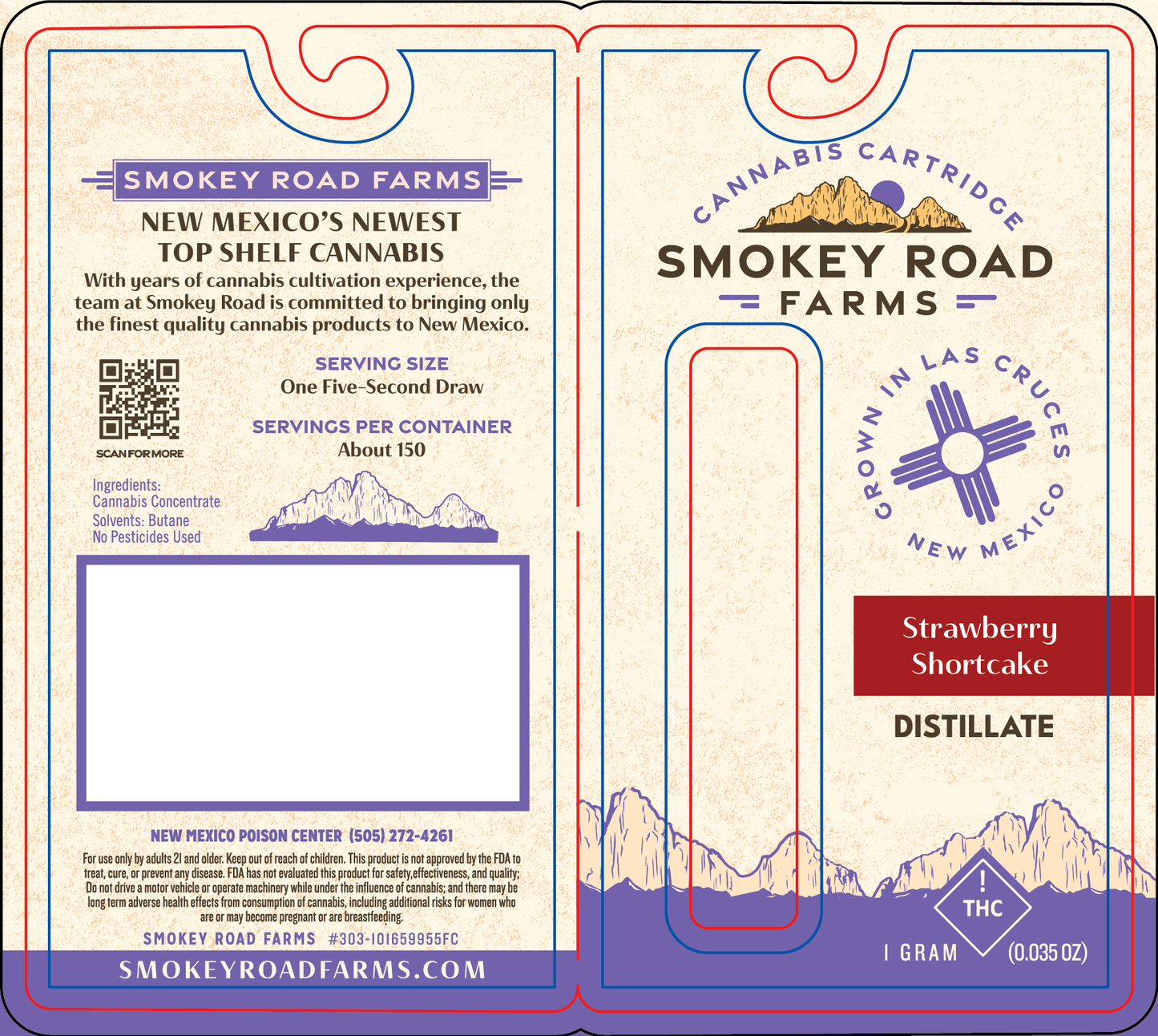 Smokey Road Farms Distillate Vape (NM)