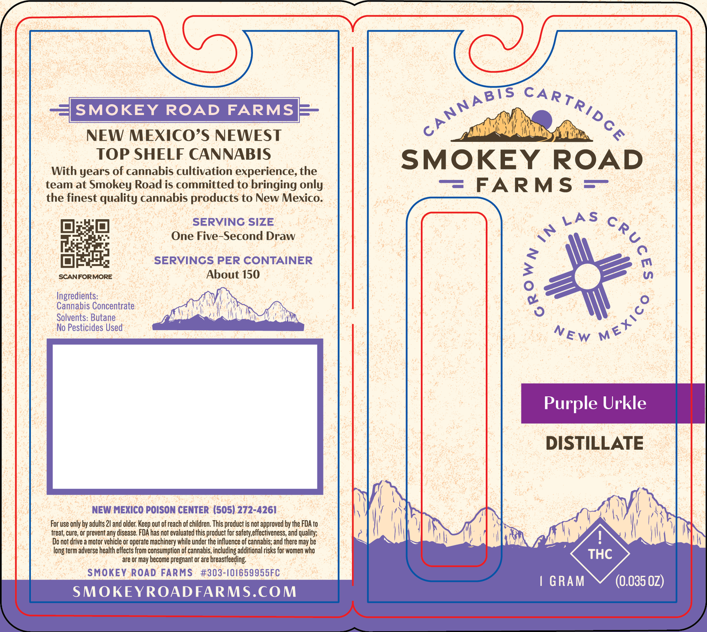 Smokey Road Farms Distillate Vape (NM)