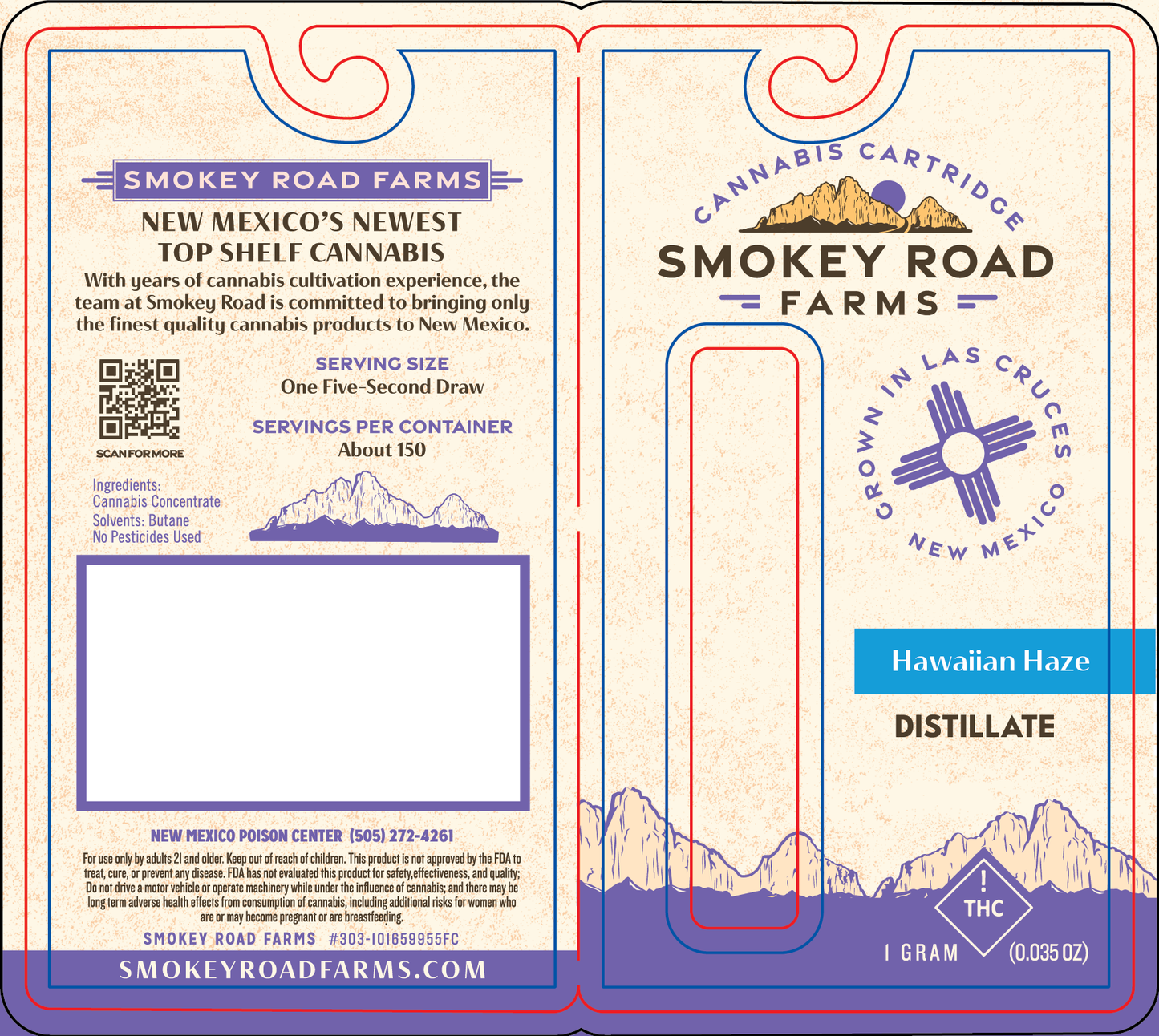 Smokey Road Farms Distillate Vape (NM)