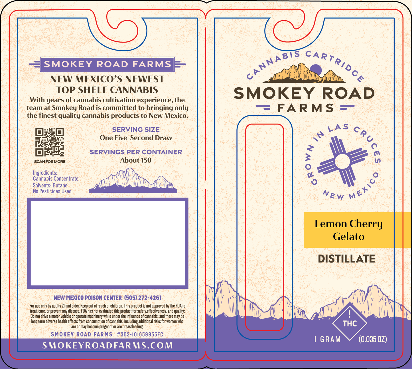 Smokey Road Farms Distillate Vape (NM)