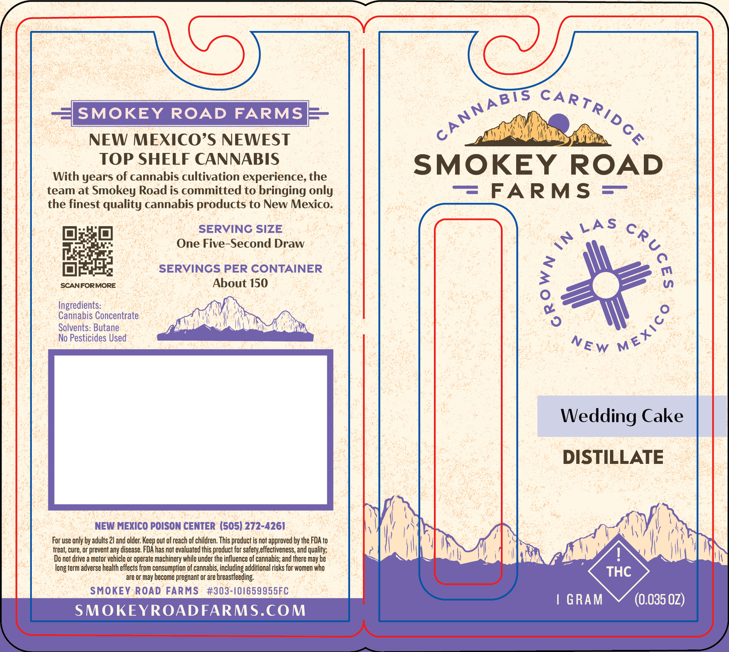 Smokey Road Farms Distillate Vape (NM)