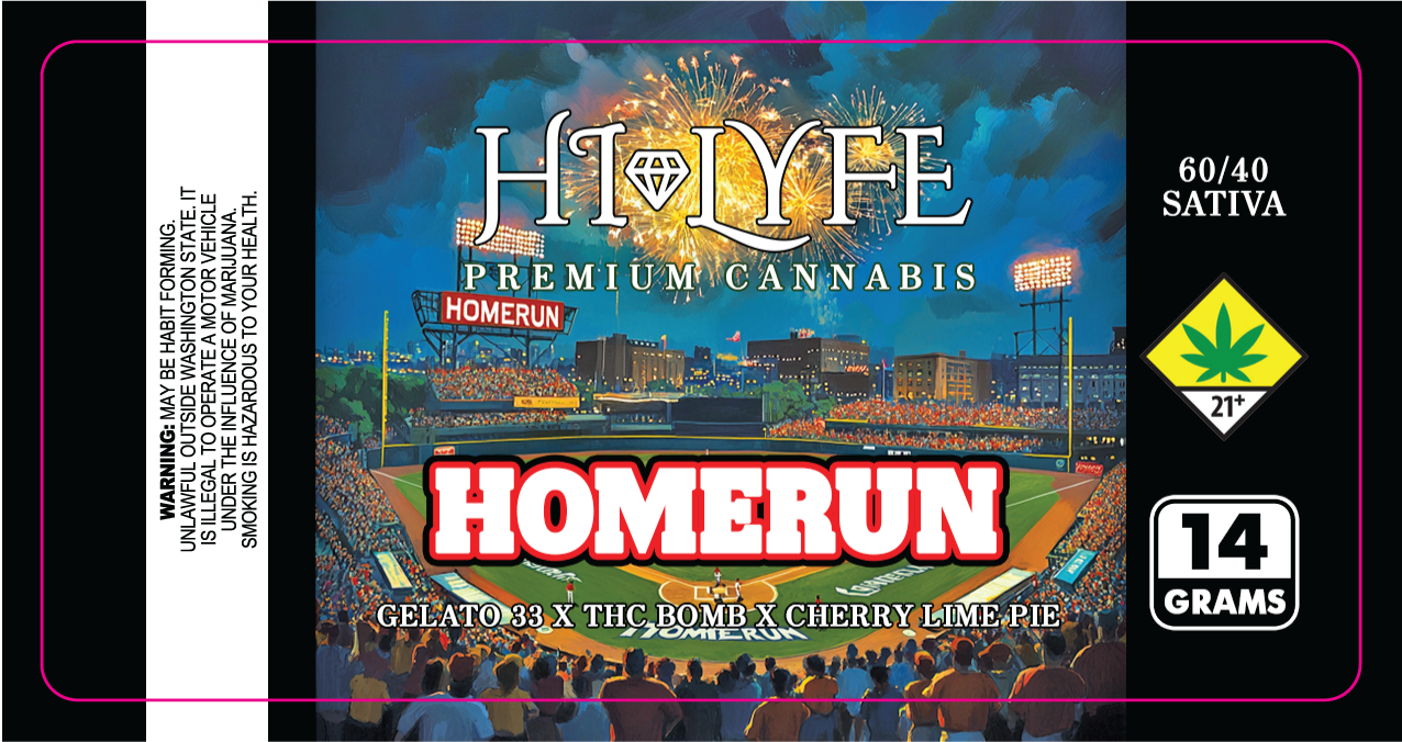 Hi-Lyfe 14g Jar Labels - 2x4"