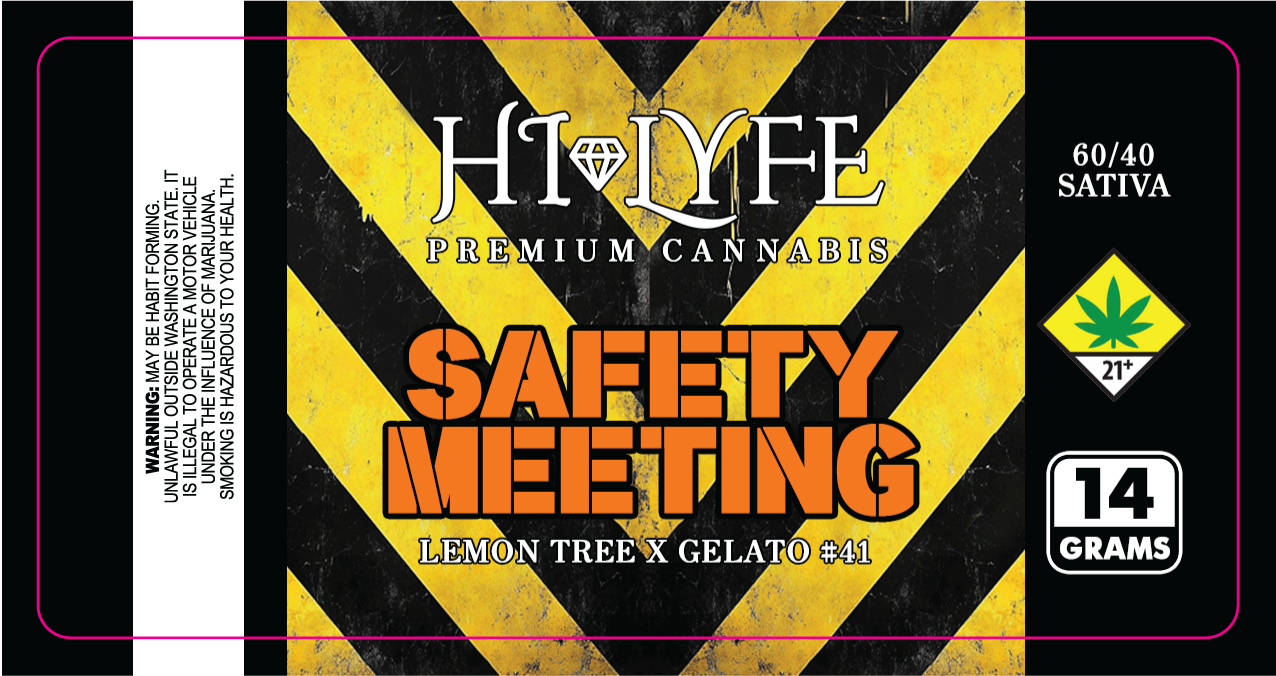 Hi-Lyfe 14g Jar Labels - 2x4"