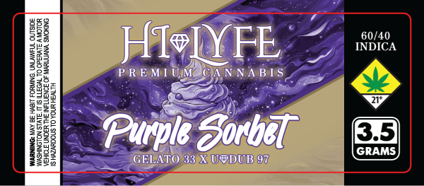 Hi-Lyfe 3.5G Jar Labels - 3.75x1.5"