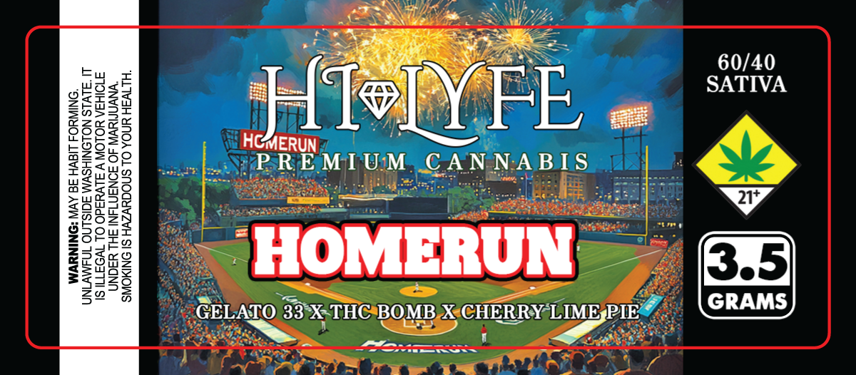 Hi-Lyfe 3.5G Jar Labels - 3.75x1.5"