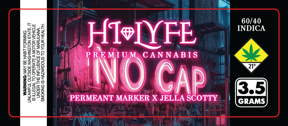 Hi-Lyfe 3.5G Jar Labels - 3.75x1.5"