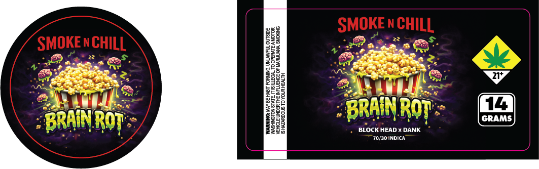 Smoke n Chill 14g Labels