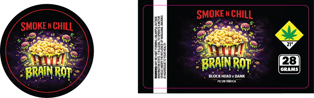 Smoke n Chill 28g Labels