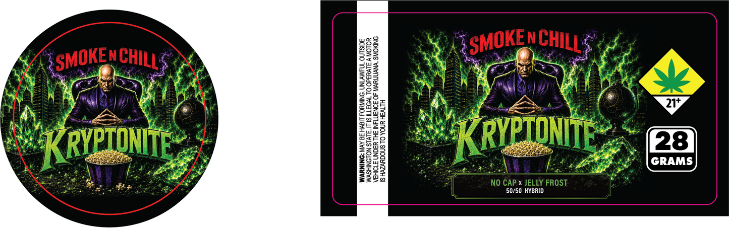 Smoke n Chill 28g Labels