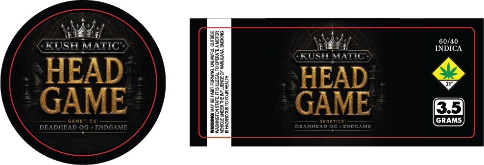 Kush Matic 3.5g Labels