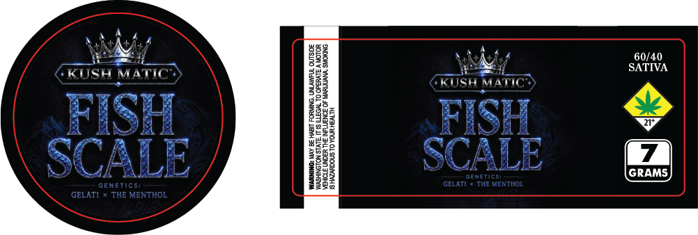 Kush Matic 7g Labels