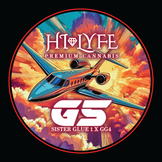 Hi-Lyfe 3.5G Round Lid Labels - 2"