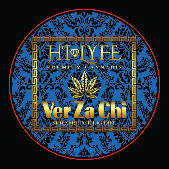 Hi-Lyfe 3.5G Round Lid Labels - 2"
