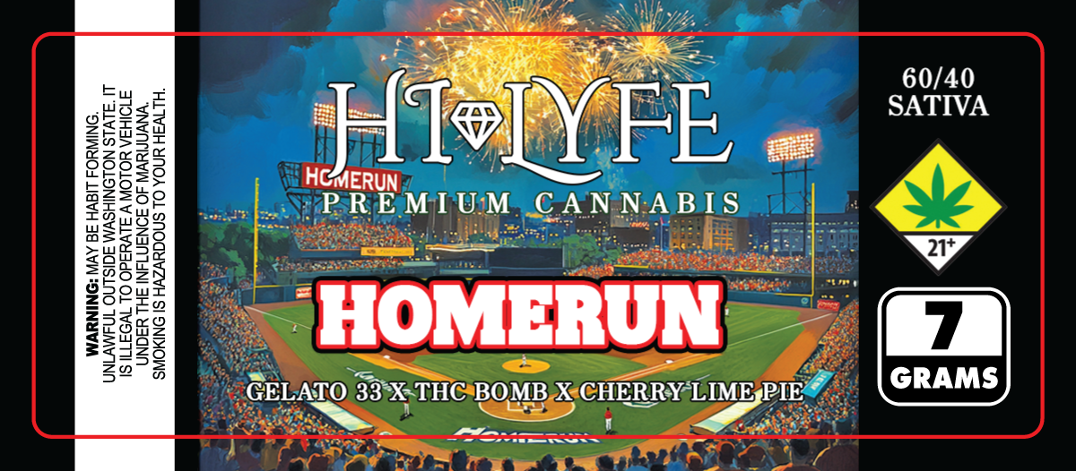 Hi-Lyfe 7g Jar Labels - 3.75x1.5"