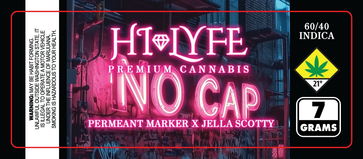Hi-Lyfe 7g Jar Labels - 3.75x1.5"