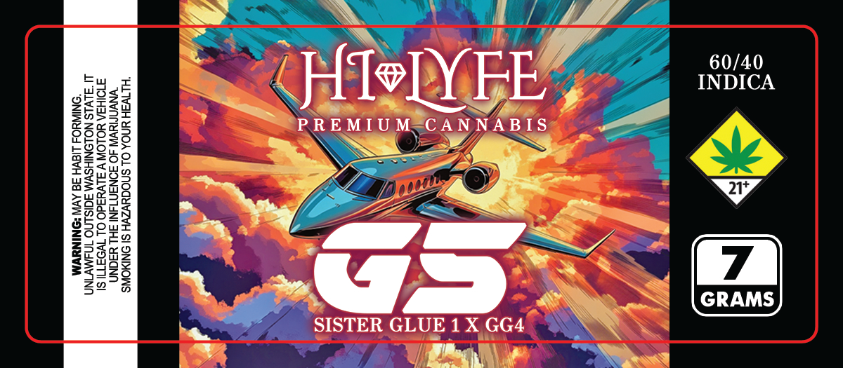Hi-Lyfe 7g Jar Labels - 3.75x1.5"