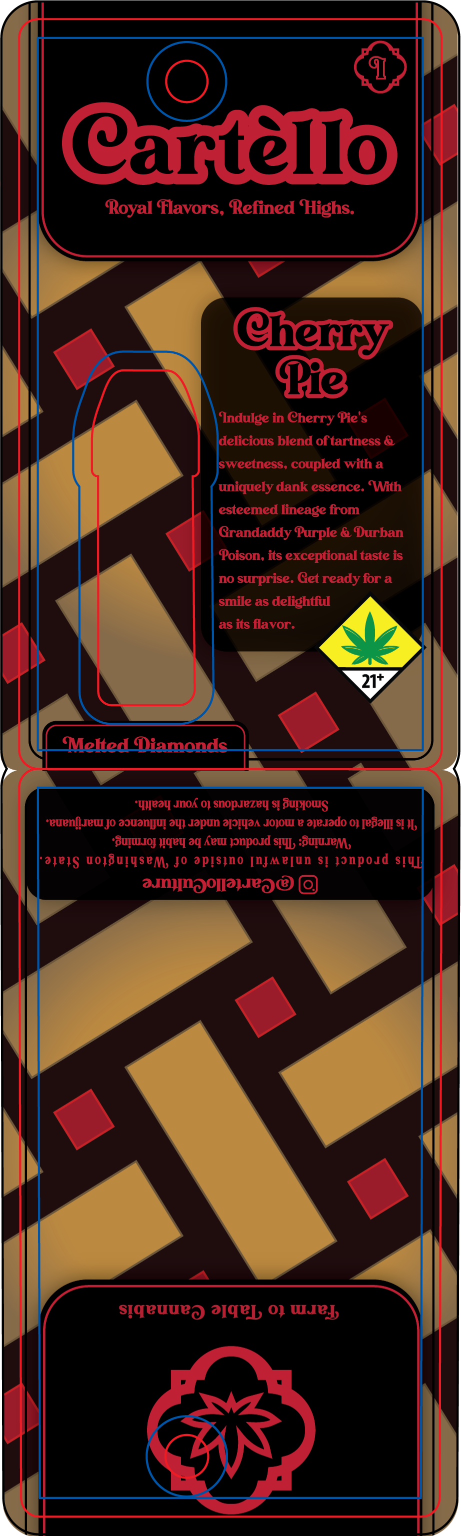 Cartello Vibe Melted Diamonds