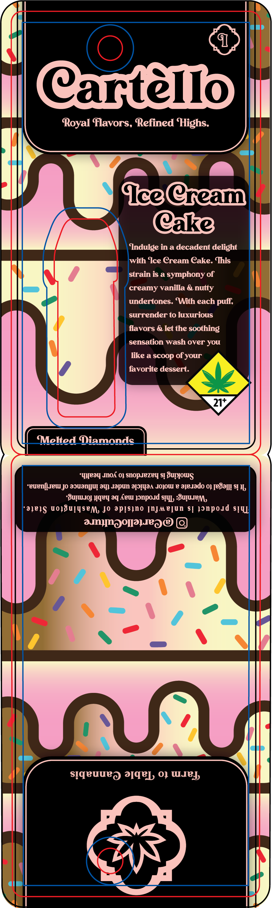 Cartello Vibe Melted Diamonds
