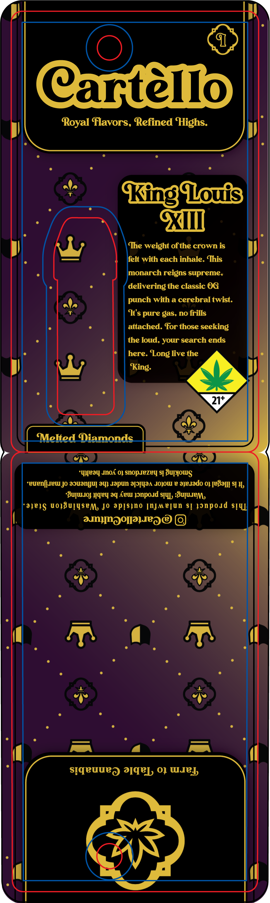 Cartello Vibe Melted Diamonds
