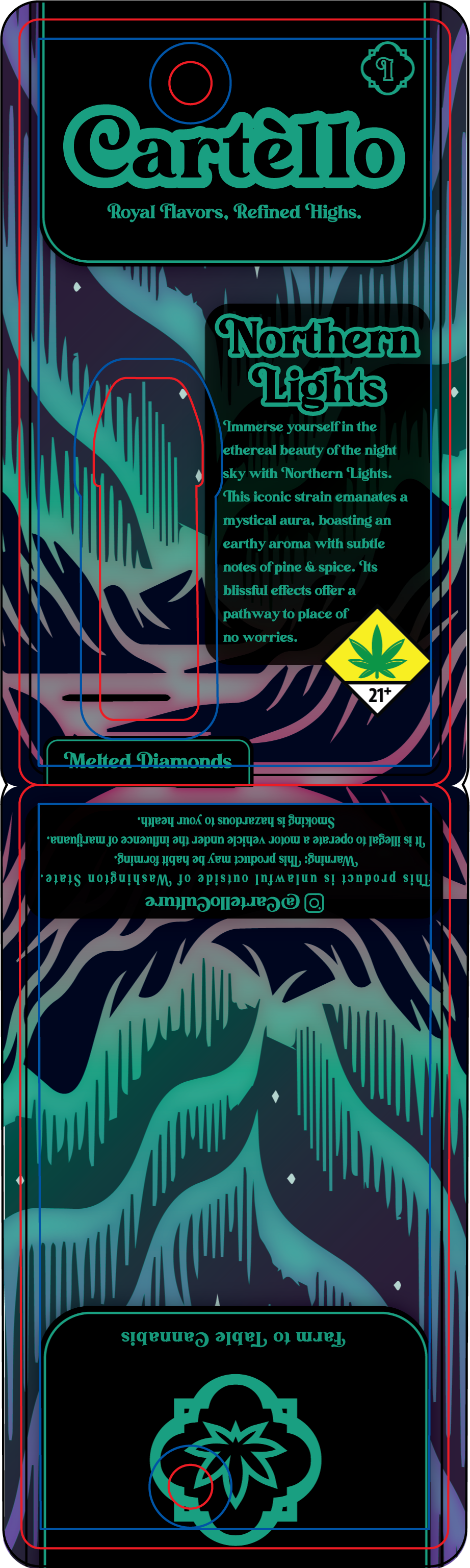 Cartello Vibe Melted Diamonds