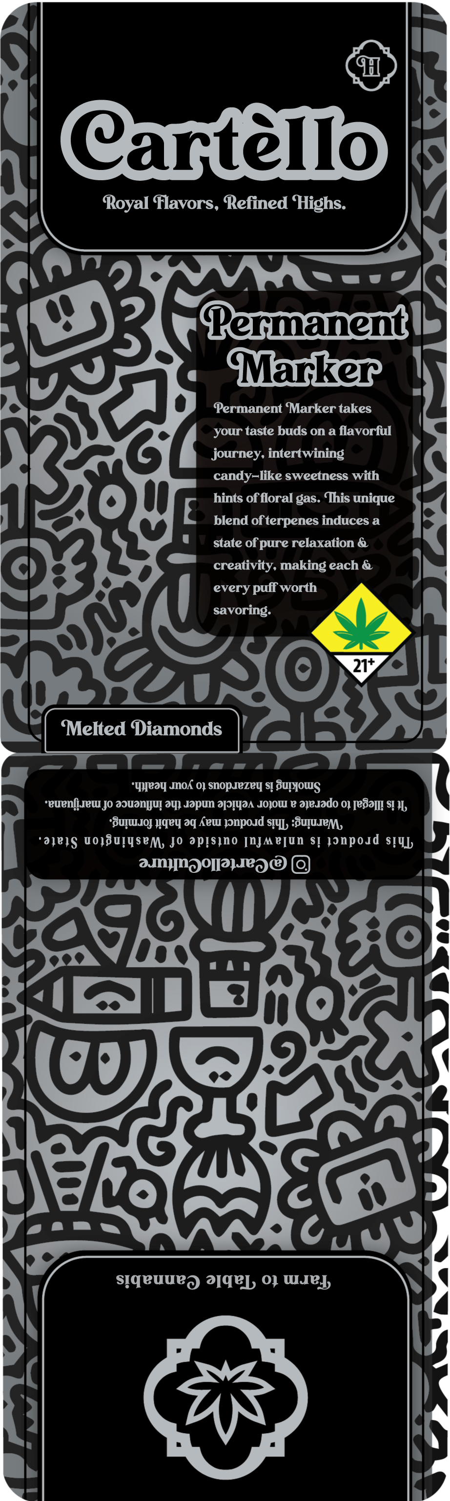 Cartello Vibe Melted Diamonds