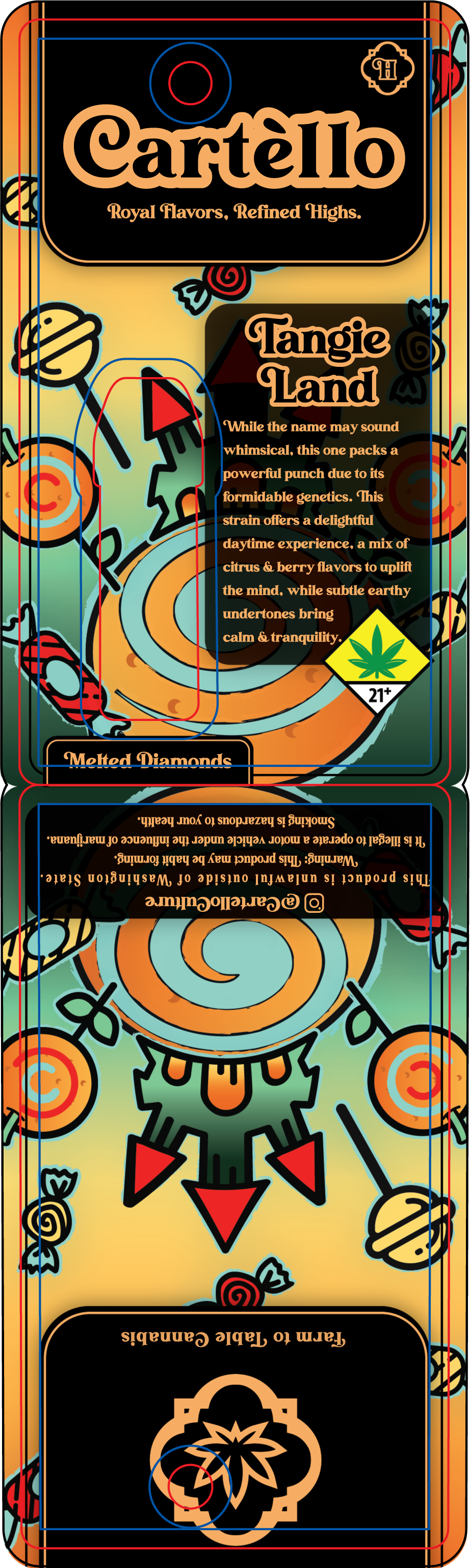 Cartello Vibe Melted Diamonds