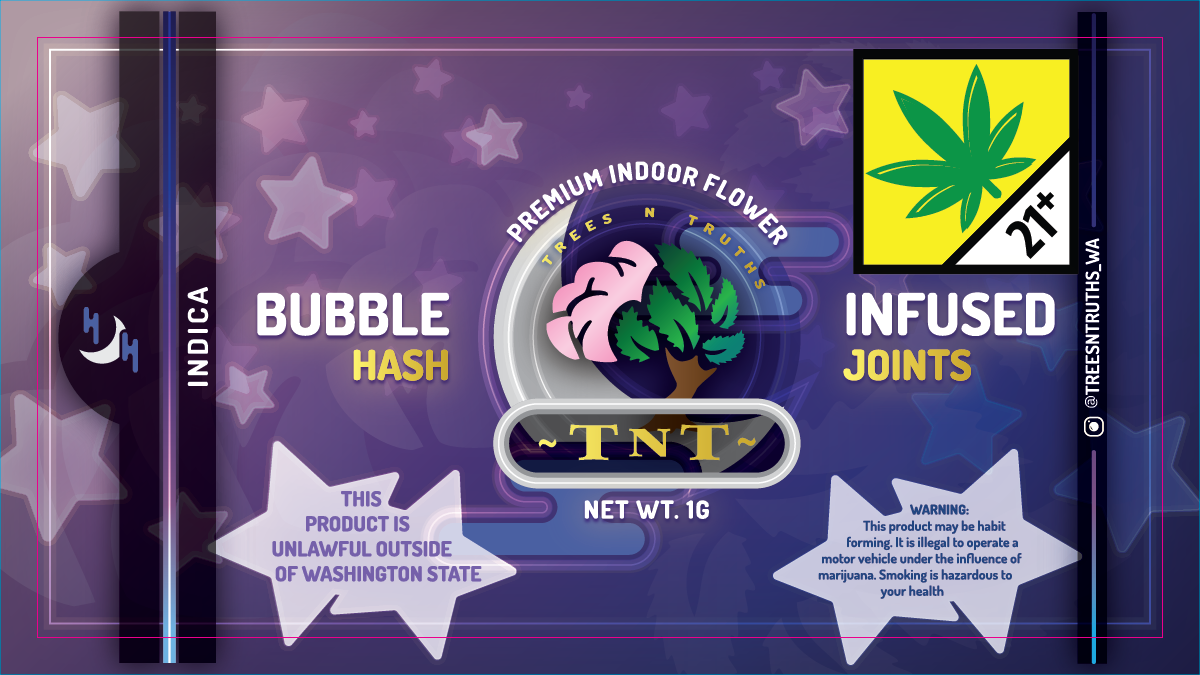 TNT Bubble Hash Joints