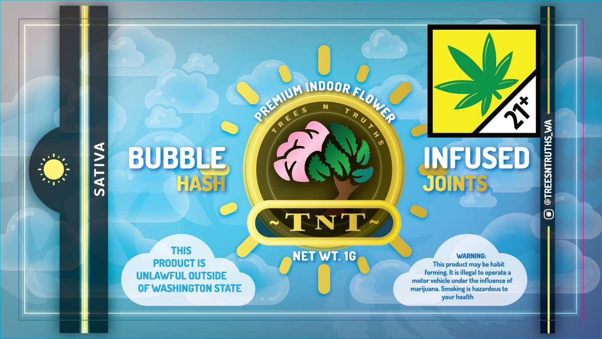 TNT Bubble Hash Joints