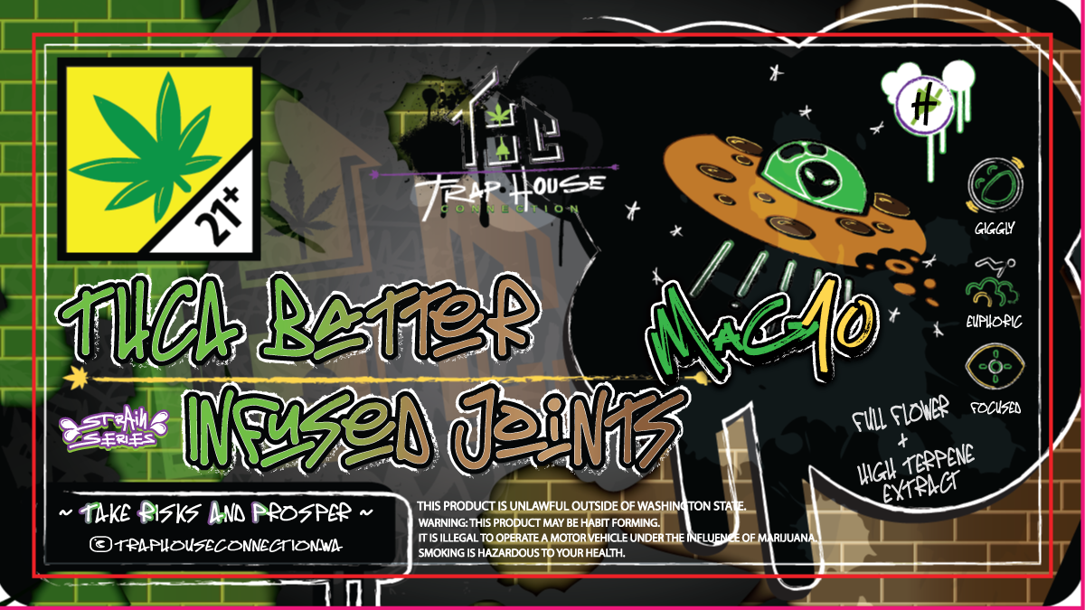THC Strain Series Infused Shatter Joints