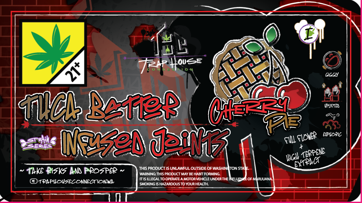 THC Strain Series Infused Shatter Joints