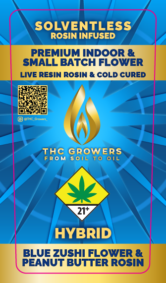 THC Growers - Solventless - Joint Tube Label