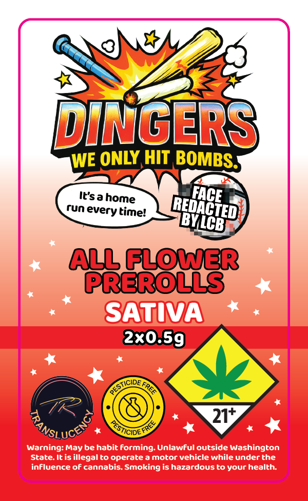 Dingers All Flower Prerolls