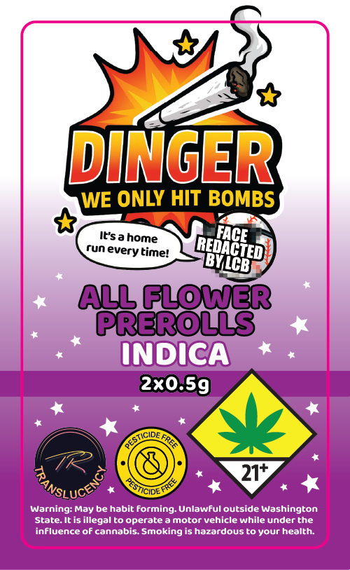 Dingers All Flower Prerolls