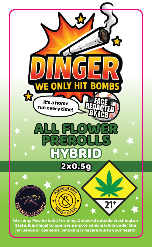 Dingers All Flower Prerolls