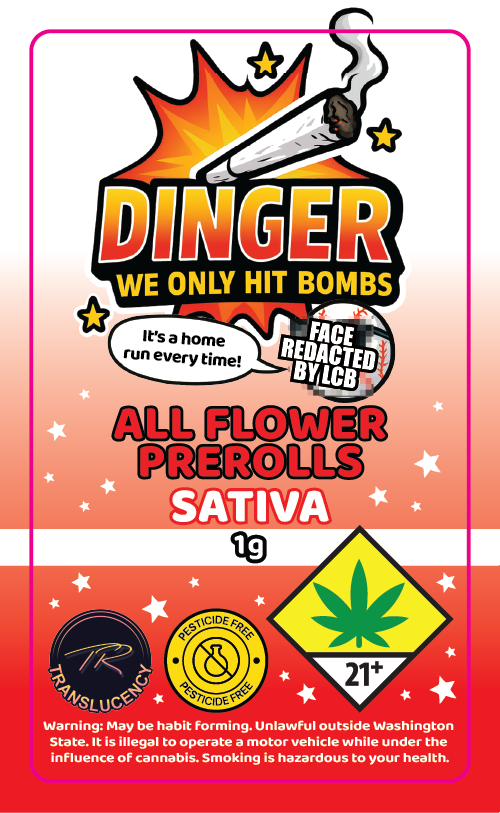 Dingers All Flower Prerolls